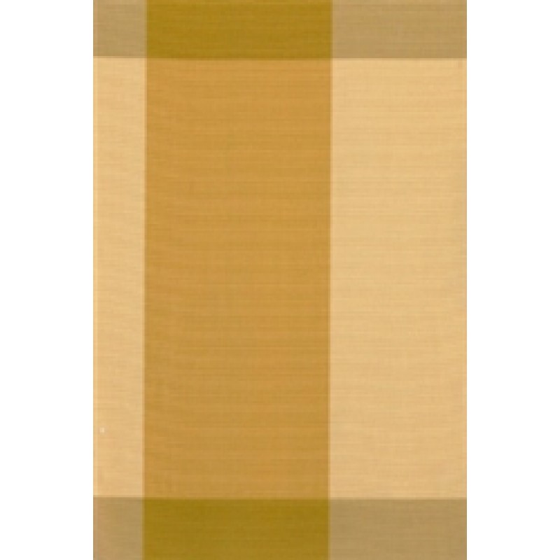 Bellagio Ottoman Plaid, Gold Beige